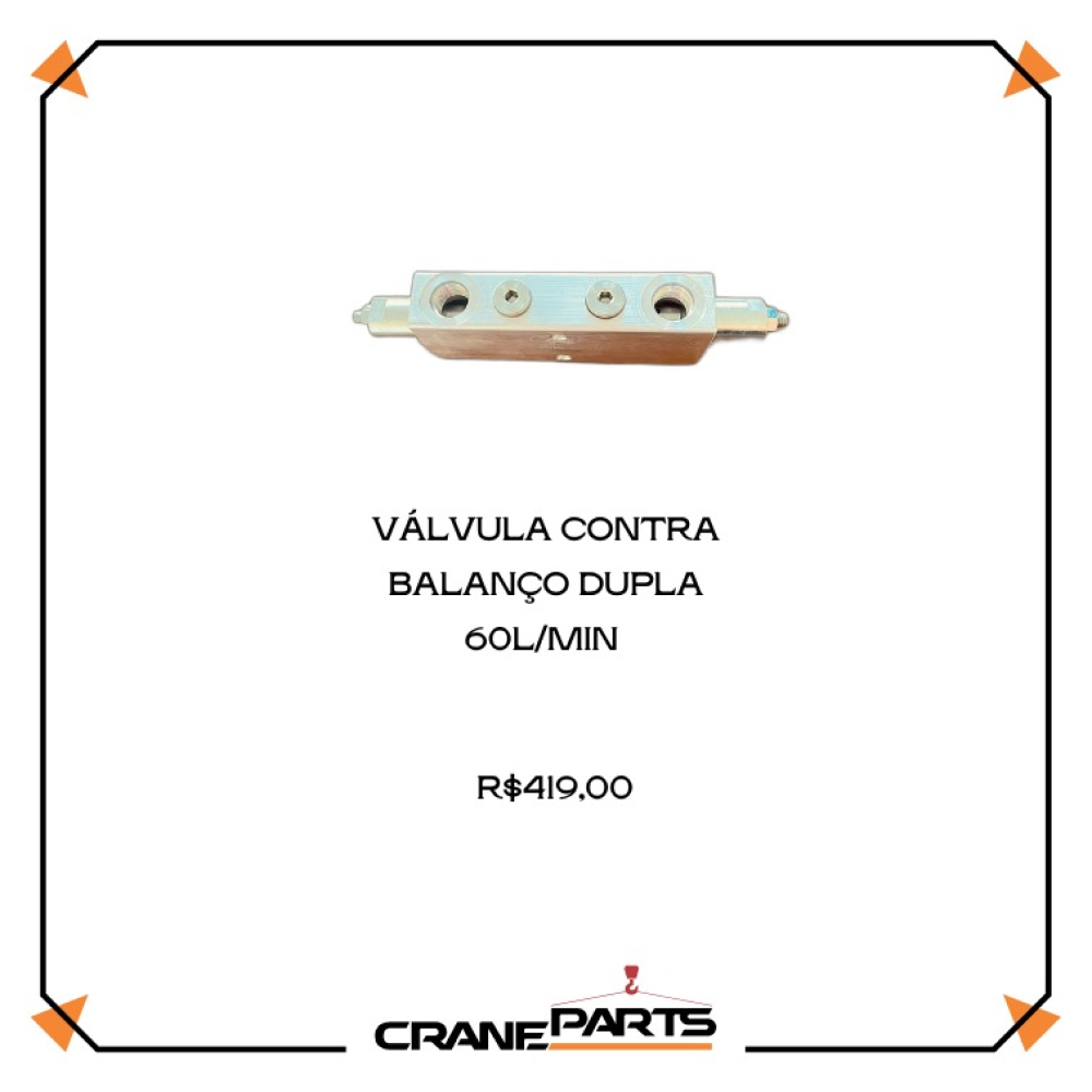 Guindastes - Manutenção em Guindastes - Acessórios para Guindastes - Válvulas para Guindastes - 077